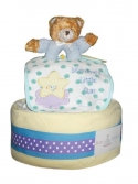 Picture of 277 Teddy Bear Rattles Diaper Cake