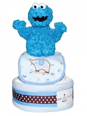 Picture of 282 Cookie Monster Diaper Cake
